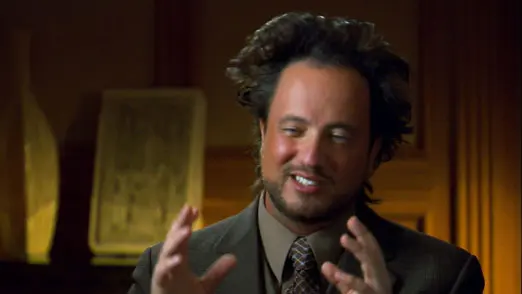 Ancient Aliens meme template